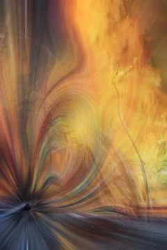 Color manipulation image. 库存插图