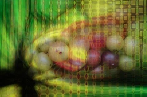 Color manipulation image. 库存插图