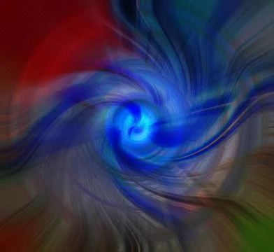 Color manipulation image. 库存插图
