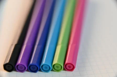 Color Markers Stock Photos