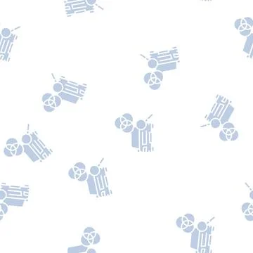 Color matching glyph seamless pattern 스톡 일러스트