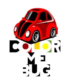 Color me bug Stock Illustration