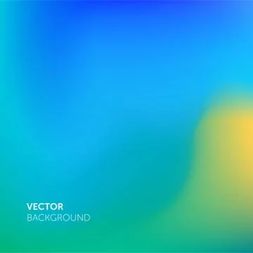 Color mesh gradient vector background. Smooth soft color blur of blue and yel Stock-Illustration