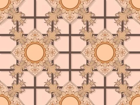 Color mosaic pattern Stock Illustration