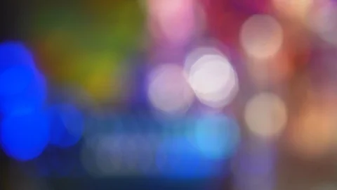 Color moving background blur area. Color moving bokeh Stock Footage 108780998