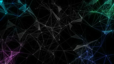 Color network. Seamless loop.м Stock Footage 105163356