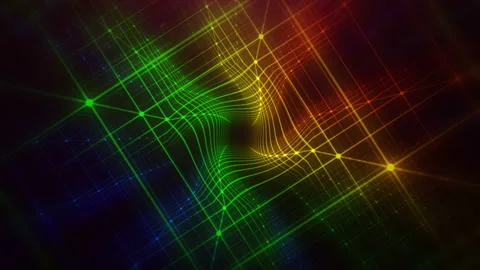 Color Network structure animation Stock Footage 101443075