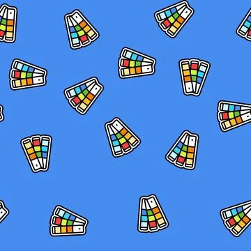 Color options vector seamless pattern 스톡 일러스트