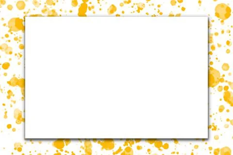 Color orange frame with a white background for text. Illustration for design. Stock-Illustration