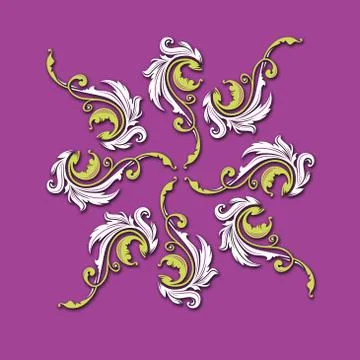 Color painting patterns Stock Illustration