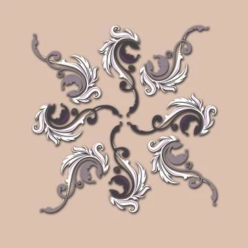 Color painting patterns Stock Illustration