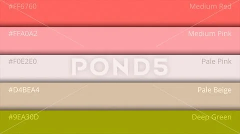 Color Palette Guide. Web colors. Sample Colors Catalog. selection of ...