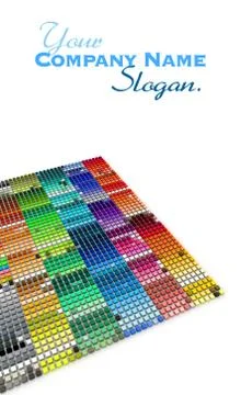 Color palette Illustrazione stock