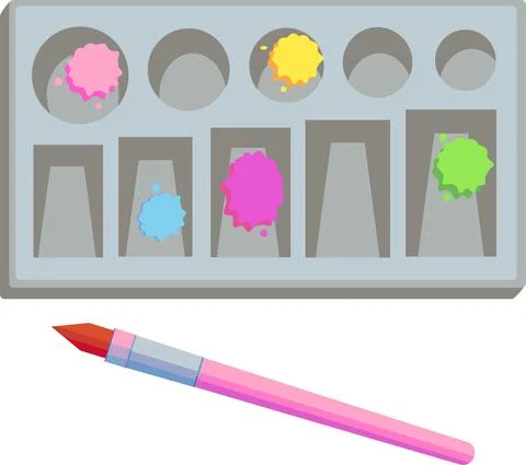 Color Palette Stock Illustration