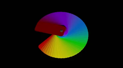 Color Palette Sampler with Alpha Stock Footage 40368987