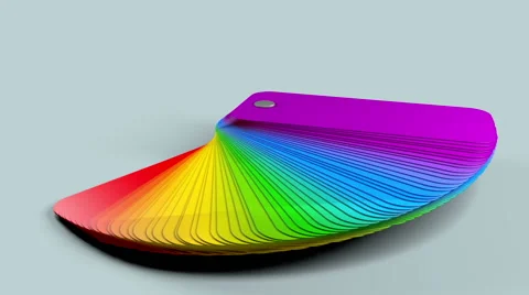 Color Palette Sampler Stock Footage 40276242