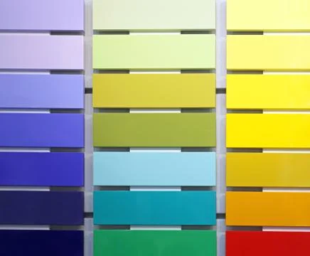 Color Palette Samples Stock Photos