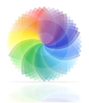 Color palette vector illustration Illustrazione stock