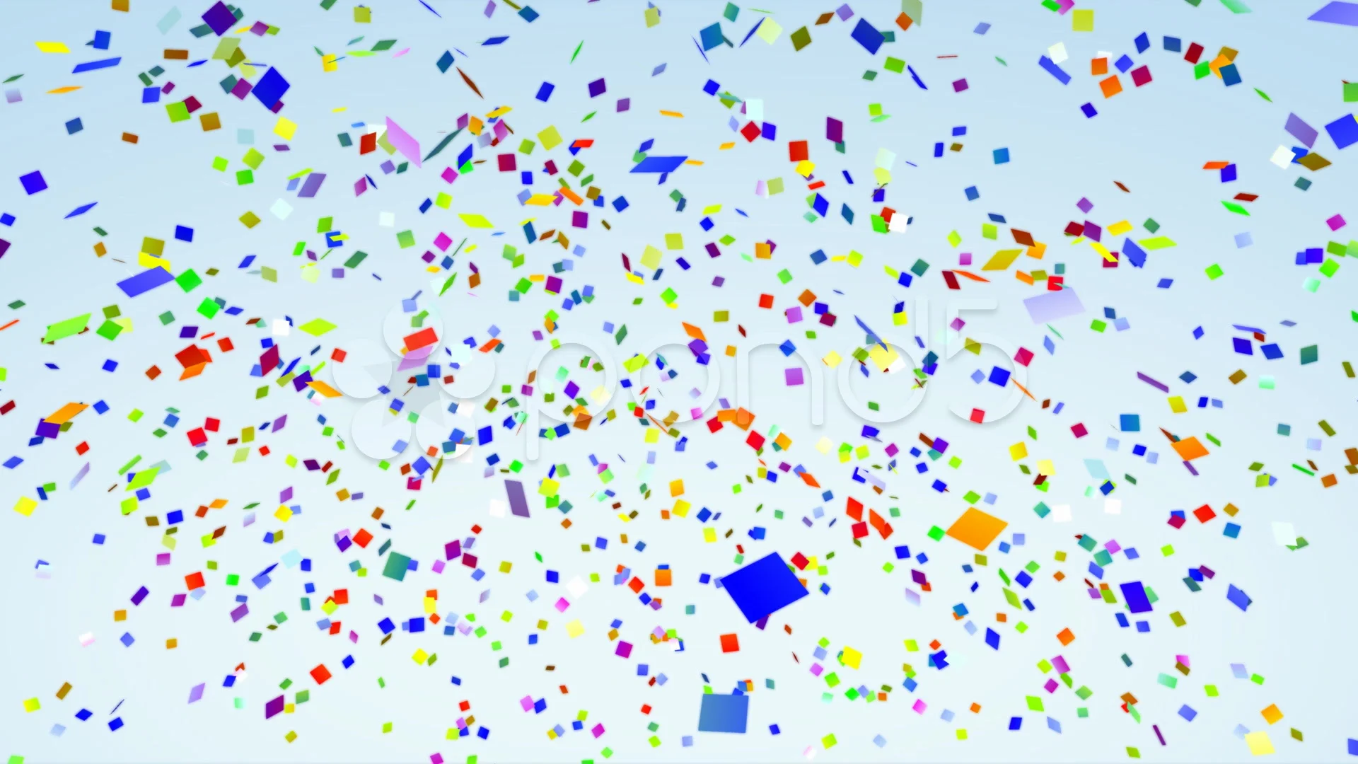 Color Paper Confetti Falling loop HD, Stock Video