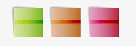 Color papers Illustrazione stock