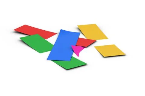 Color papers Free Stock Illustration