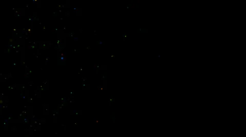 Color Particles 001 - 30 fps Stock Footage 24695607