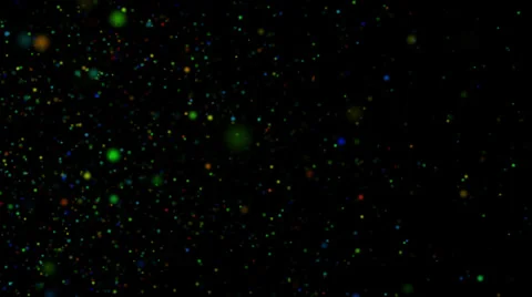Color Particles 002 - 25 fps Stock Footage 24695806