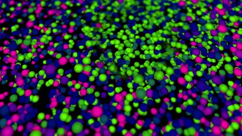 Color particles abstract background 4K | Stock Video | Pond5