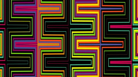 Color Pattern 4K 02 Stock Footage 95681946