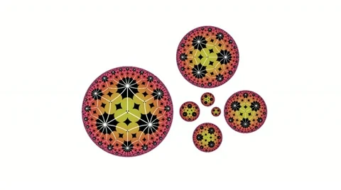 The color pattern in a circle Видео 10923330