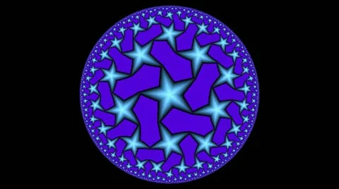 The color pattern in a circle Stock Footage 10924011