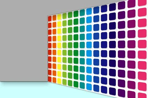 Color pattern Stock Illustration