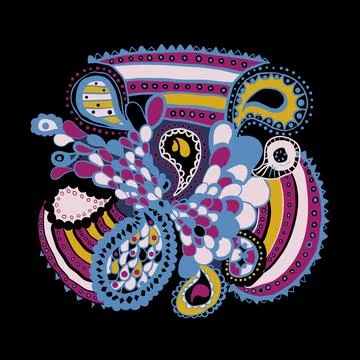 Color pattern Stock Illustration