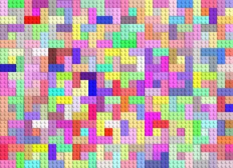 Color pattern of plastic parts Stock-Illustration