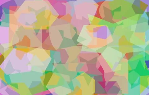 Color pattern with polygons of irregular shape Stockillustratie