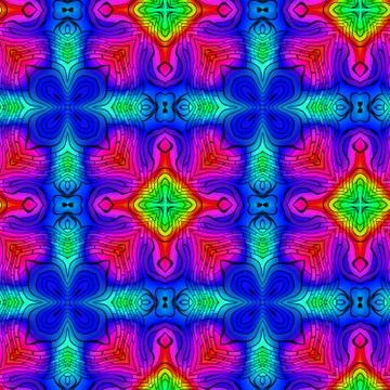 Color pattern seamless generated texture Stock Illustration