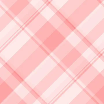 Color pattern textile texture, colour plaid vector background. Girly fabric.. Illustrazione stock