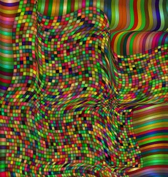 Color patterned background lines Stock Illustration