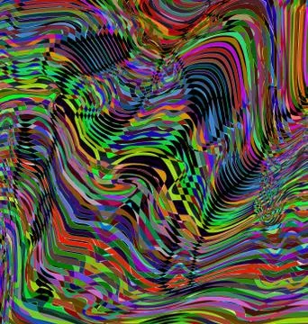 Color patterned background wave Stock Illustration