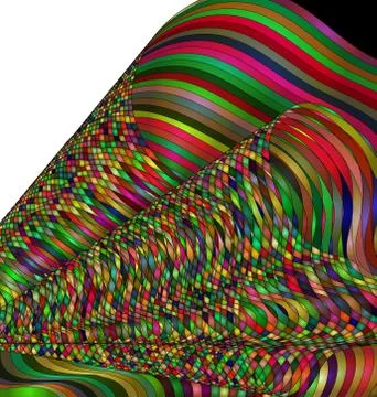 Color patterned image of lines Stock Illustration