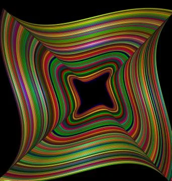 Color patterned lines Stock Illustration