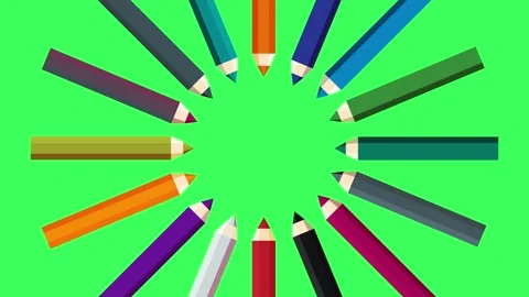 Color pencil animation2 Stock Footage 276741032