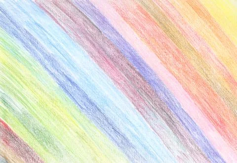 Color pencil bands diagonal 스톡 일러스트