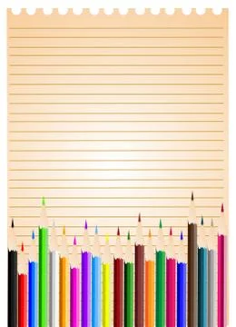 Color pencil Stock Illustration