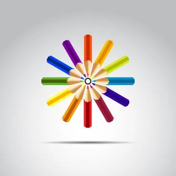 Color pencil Stock Illustration