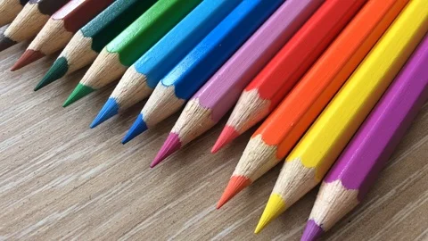 Color Pencils Stock Footage 95841959