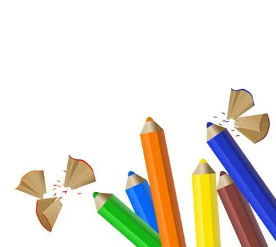 Color pencils Stock Illustration