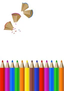 Color pencils Stock Illustration