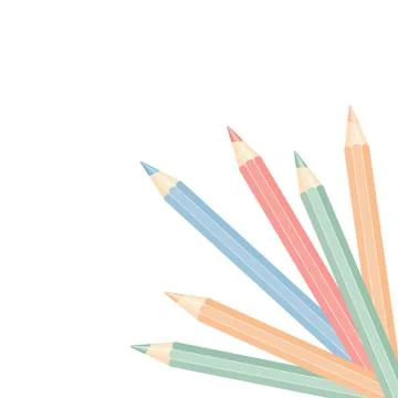 Color pencils Stock Illustration