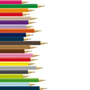 Color pencils Stock Illustration